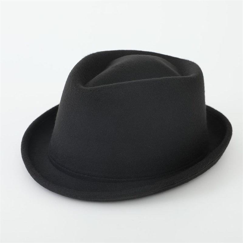 Hat European and American Woolen Multi-color Top Hat Men's and Women's Retro British Style Small Brim Jazz Hat Western Cowboy Hat