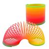 1pcs Rainbow Circle Funny Toys Early Development Educational Folding Plastic Spring Coil Children's Creative Magical Toys