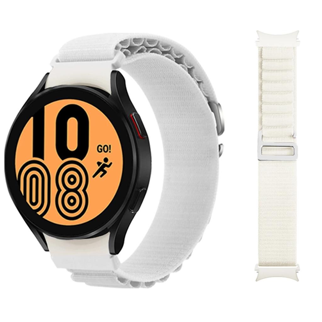 20mm Watch Band For Samsung Galaxy Watch 5 6 4 44mm 40mm Nylon Alpine Loop Bracelet 46mm Correa Watch4 Classic 5 Pro 45mm Strap
