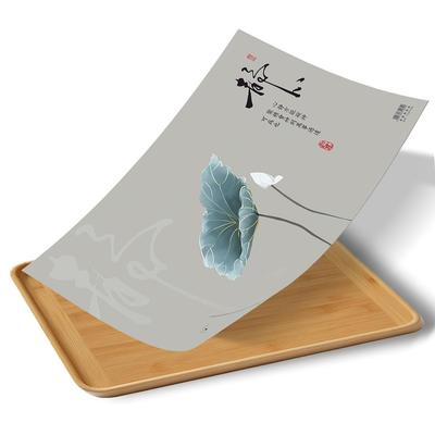 Rectangular Disposable Paper Placemats for Family Meals and Fast Food Restaurants