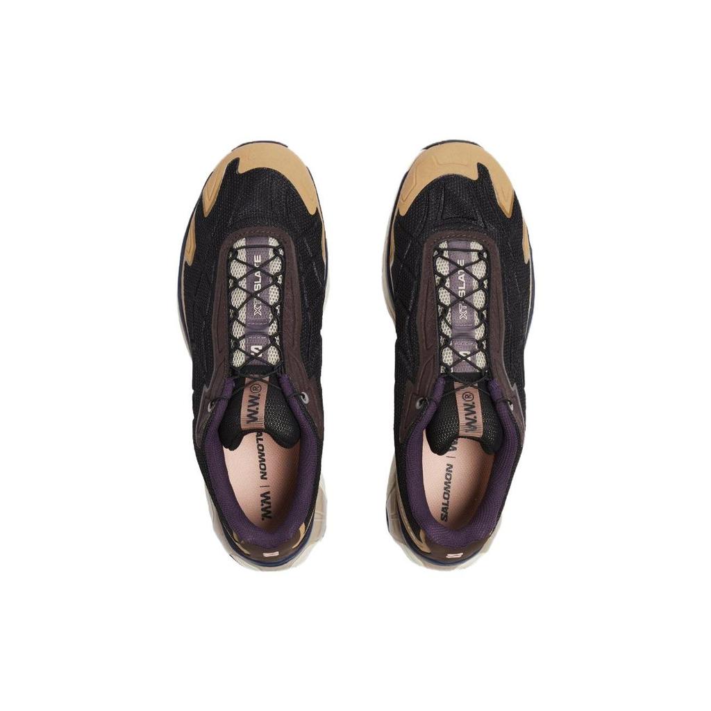 SALOMON Wood Wood  Xt-Slate Advanced Slip-Resistant Durable Lightweight Low-Top Outdoor Functional Shoes Unisex Shoes Black Brown 472564