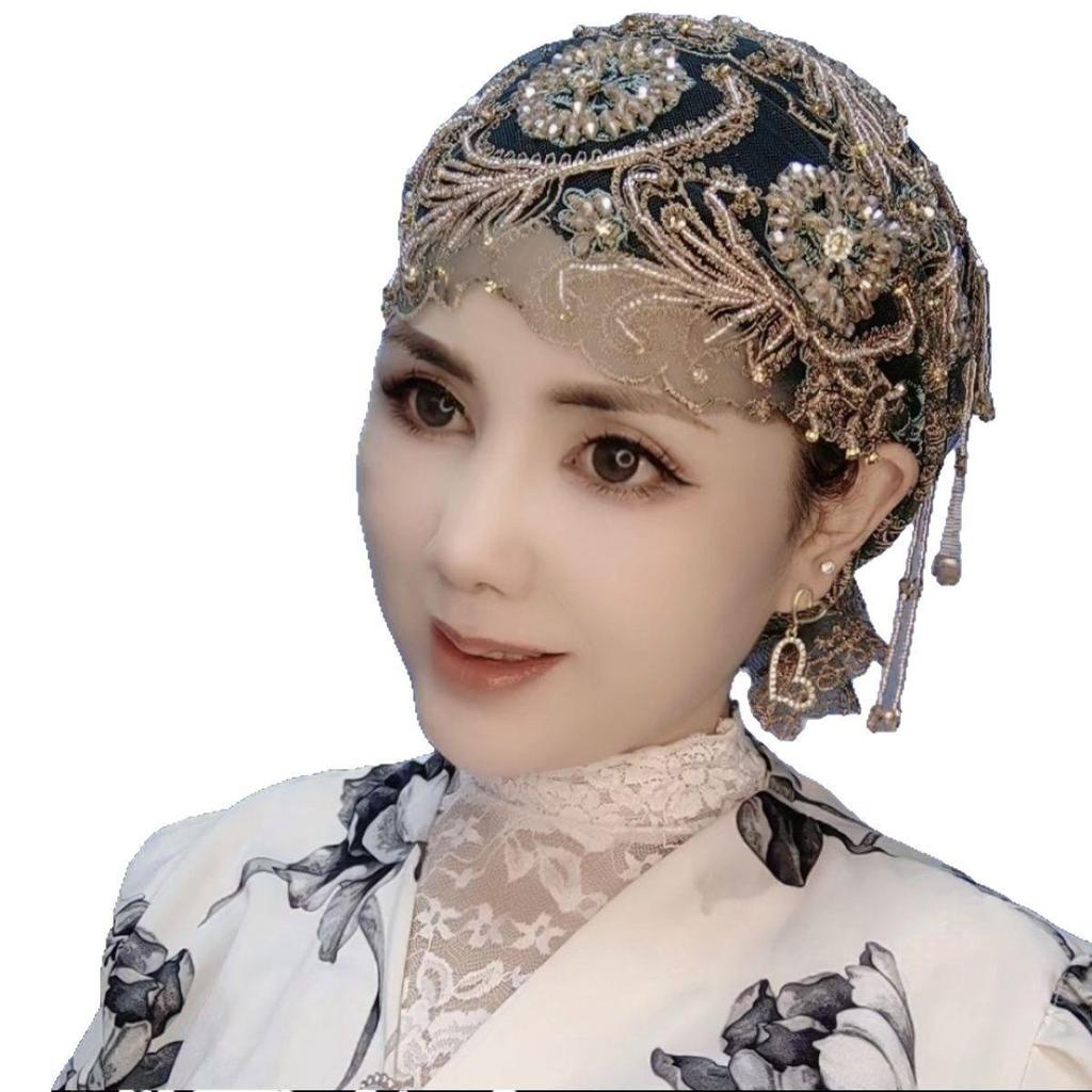 2023 Handmade Lace Shawl & Tassel Headscarf