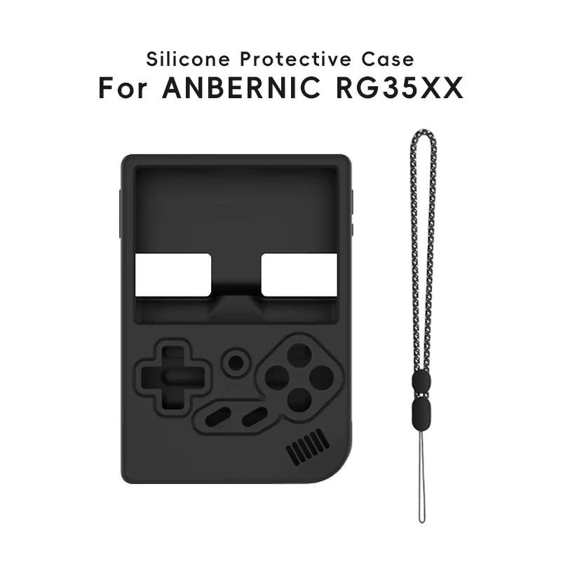 Soft Silicone Case for ANBERNIC RG35XX PLUS RG556 RG40XXV Game Console Protector Shell for RG40XX H  Game Accessories