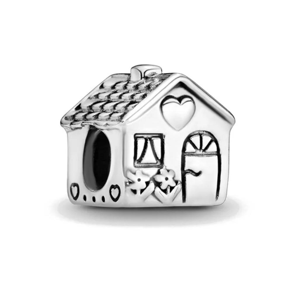 925 Silver Family Charm Fit Original Bracelet Jewelry Pendant Boy Girl Sparkling Mom Bead Sisters Dangle Plated