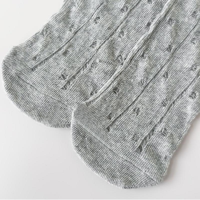 Kids Knee High Socks For Girls Princess Dot Bow Children's Stockings Spring Autumn Student Long Sock 3-8Years