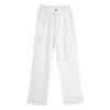 Fashion Wind White V-neck Short Vest Pants Linen