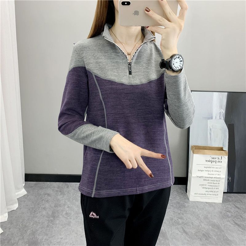 

Осенняя новая быстросохнущая бархатная флисовая женская спортивная рубашка для бега, одежда XXXL