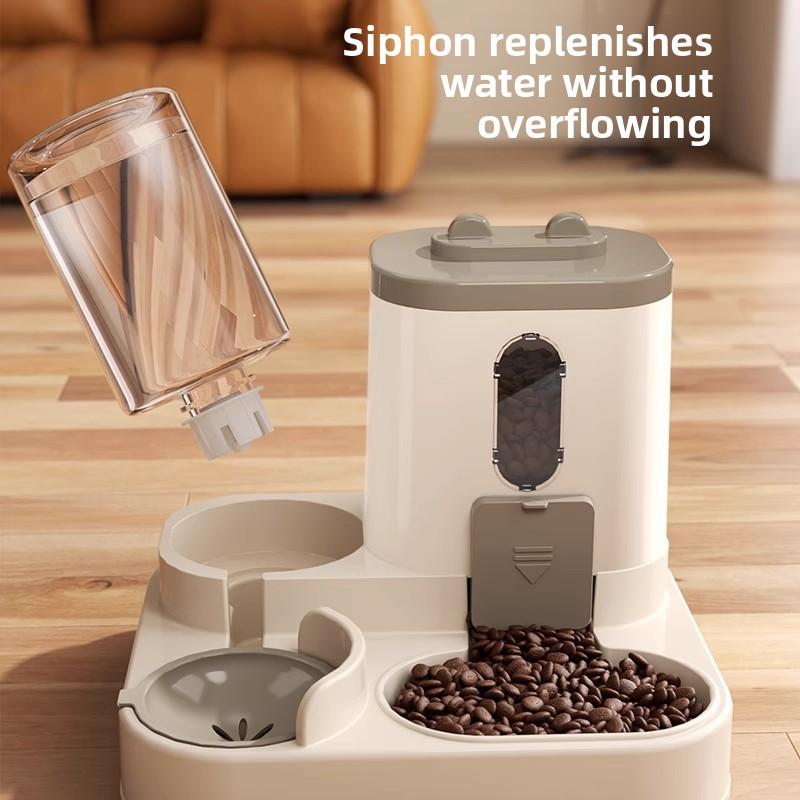 Katzenwasserspender, Hunde Haustier Futterautomat, Wasserspender, Trinknapf, Nachfüllbarer Katzennapf