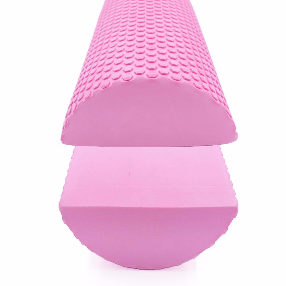 30-45 cm půlkulatý masážní pěnový válec EVA Jóga Pilates Fitness vybavení Balanční podložky Jógové bloky s masážním plovoucím bodem