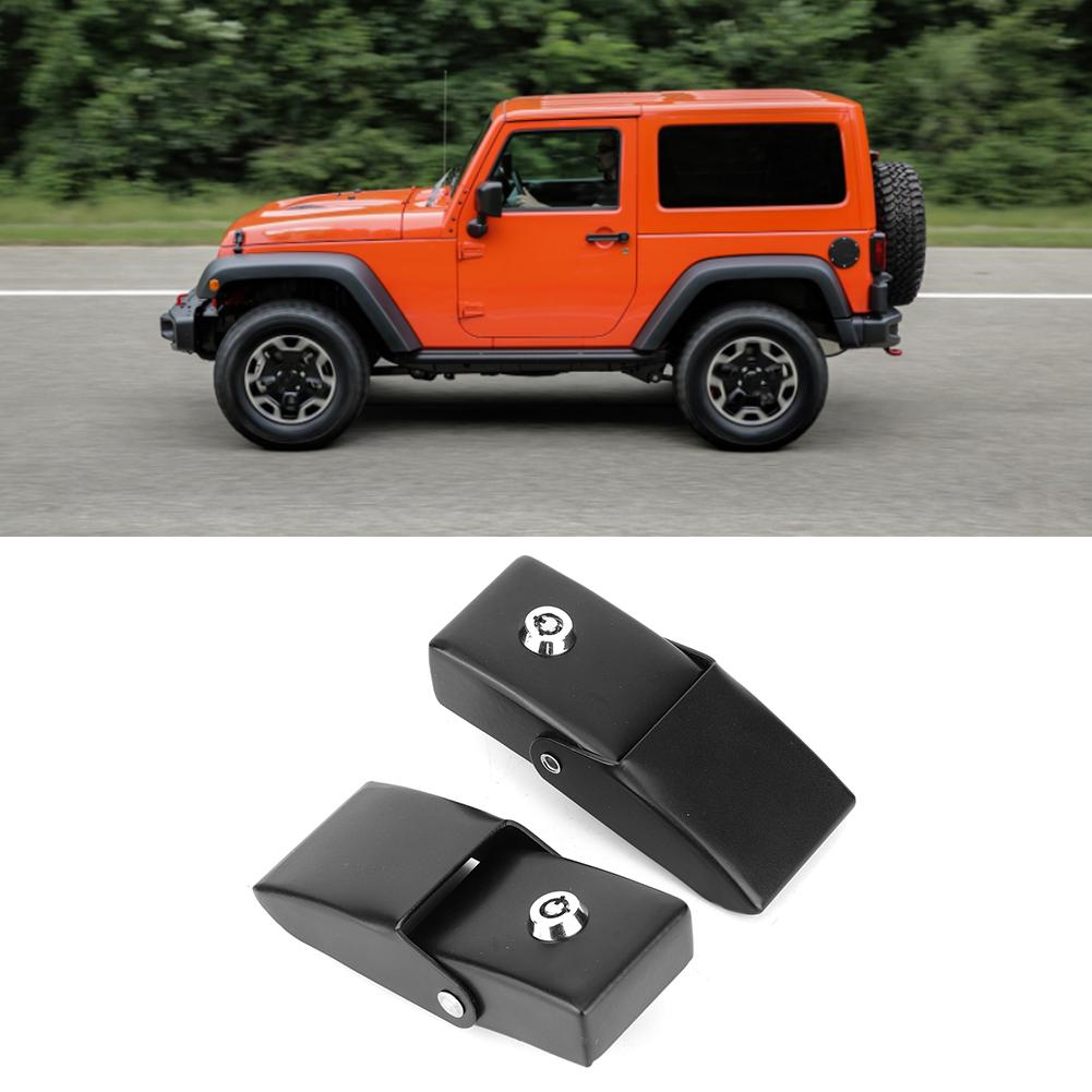2 Stück Motorhaubenverriegelungen Verschlüsse Kits mit Schlüssel Passend für Jeep Wrangler 2007 2017