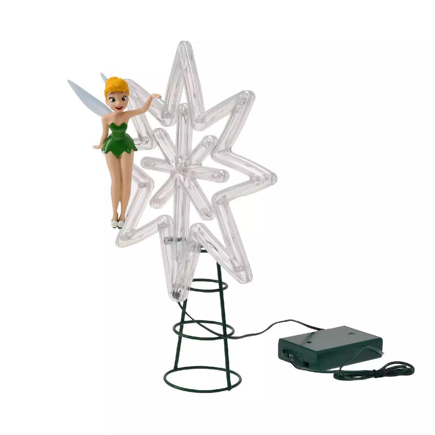 Disney Tinker Bell Light Up Tree Topper ( Disney Christmas ) Japan NEW