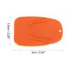 F FIERCE CYCLE Motorcycle Kickstand Pad Support Plate Pad Side Stand Extension Pad 4.5 X 4.3 Cm Orange