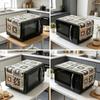 30x90cm Environment Friendly Cotton Linen Microwave Dust Cover