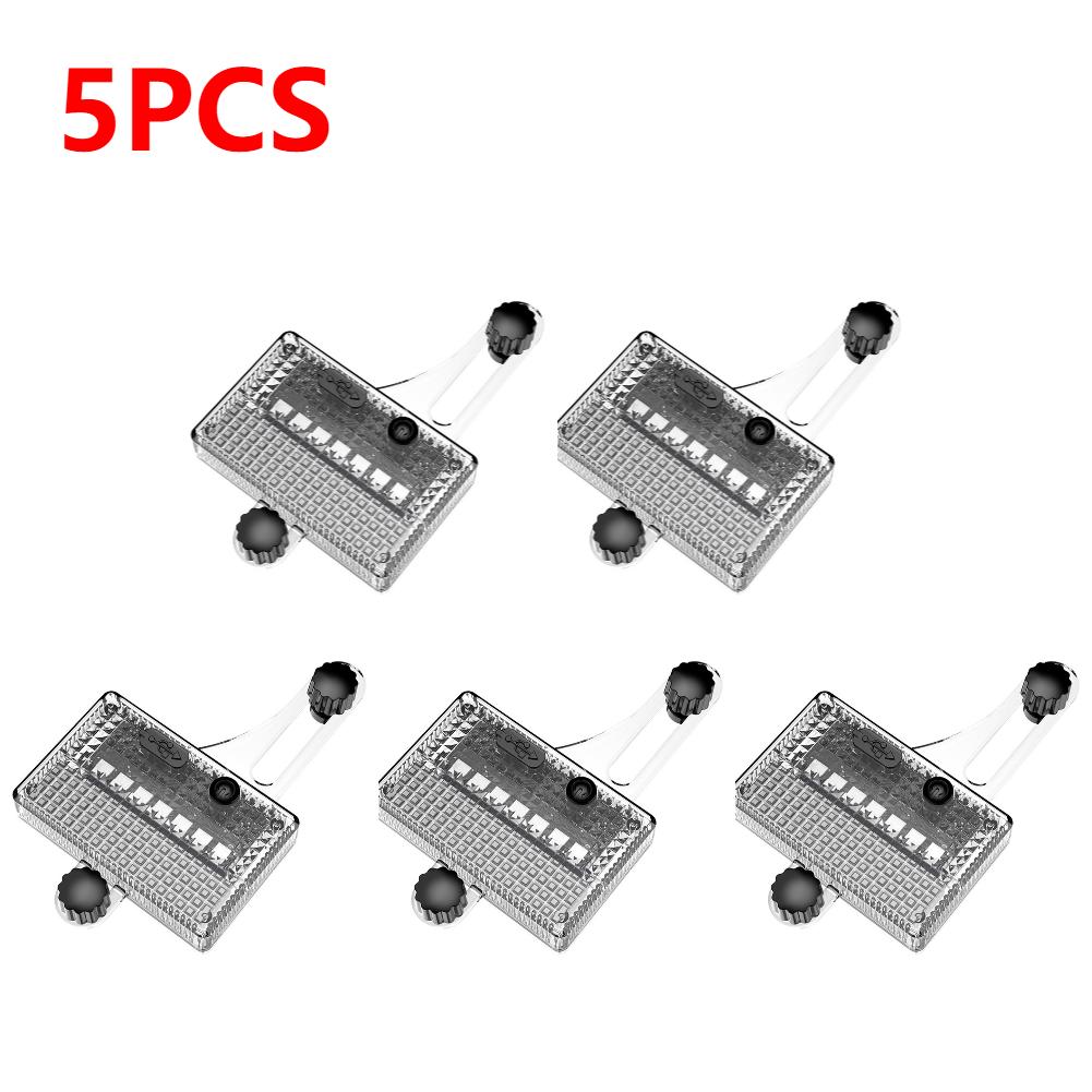1-5Pcs Bike Wheel Light Solar/USB Rechargeable Bicycle Spoke Light Waterproof Smart Sensing Bike Warning Light Bicycle Accessory