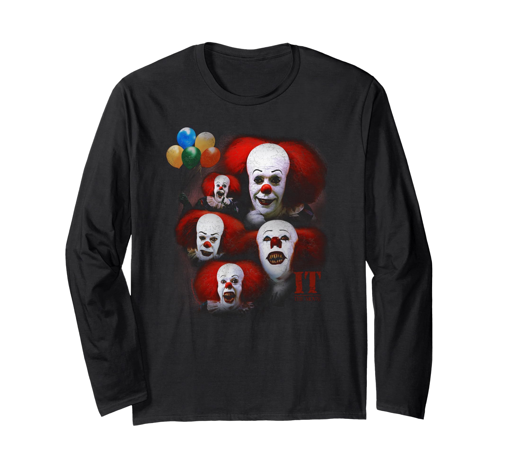 IT: TV Miniseries Pennywise Multifaceted Long-Sleeve T-Shirt