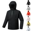 Softshell Outdoor Jacket Windproof Waterproof Lightweight Hooded Jacket for Men and Women Suitable for Hiking Camping Sports and Casual Wear
