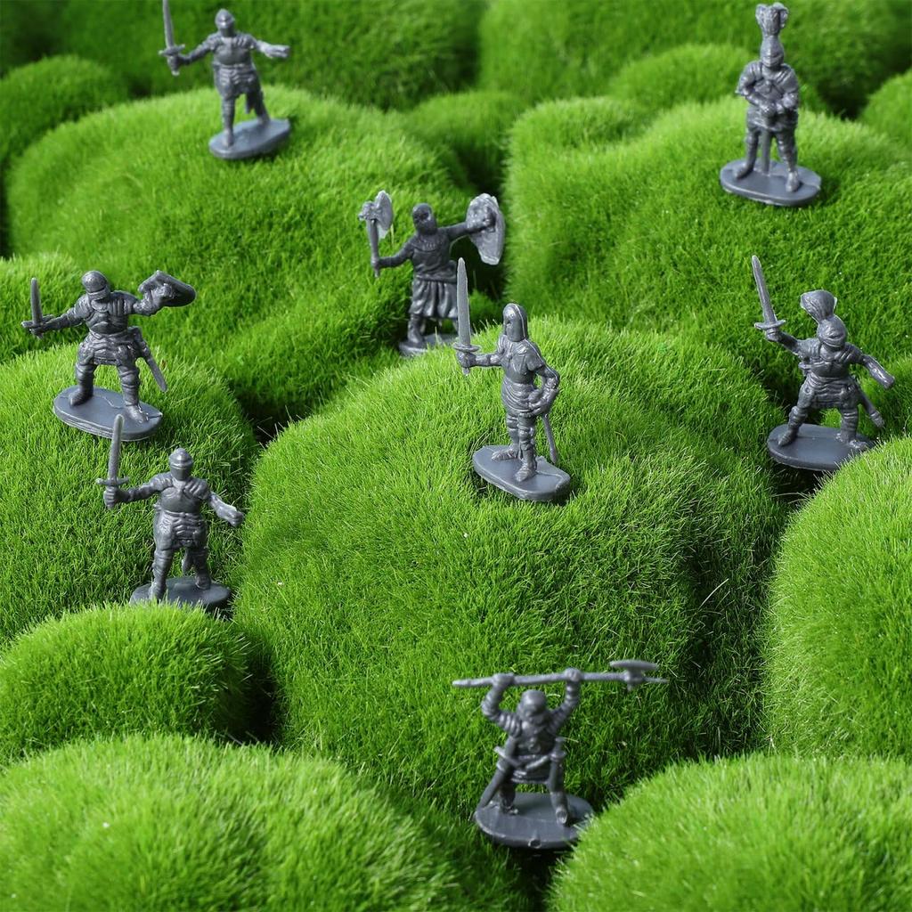 Ifundom 200 Pieces Miniature Soldier Medieval Knight Small Micro Landscaping Decorations for Sand Table Kids Figures, Models, Figurines, Playsets,