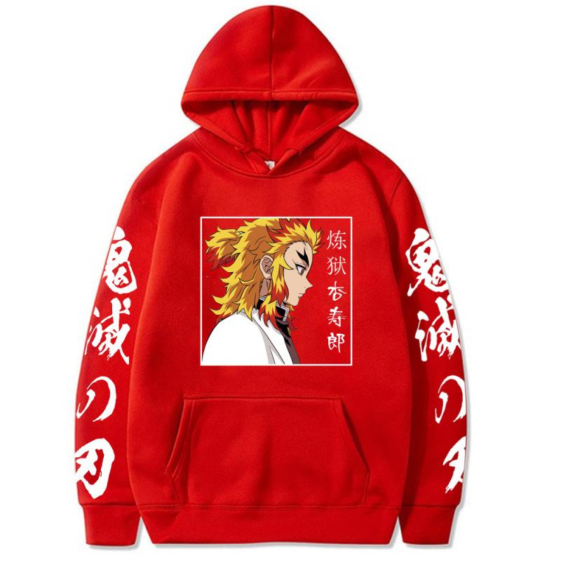 Rengoku Kyoujurou Printed Hoodie, Sweatshirt, and Hoodie for Ghost Slaying Blade Purgatory Xingshoulang