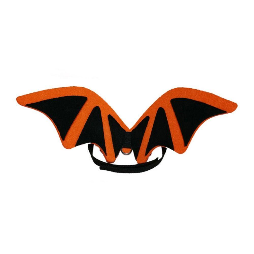Bowknot Cat Bat Transformation Costume Non-woven Pet Halloween Costume Pet Bat Wings  Cosplay