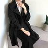 Womens Oversized Trench Coat 2026 Plus Size A-Line Longline Outerwear Chic Office Lady Style