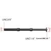 Telescopic Aluminum Alloy Camera Tripod Extension Rod Center Shaft Rod 2-Section Adjustable For Steady Use