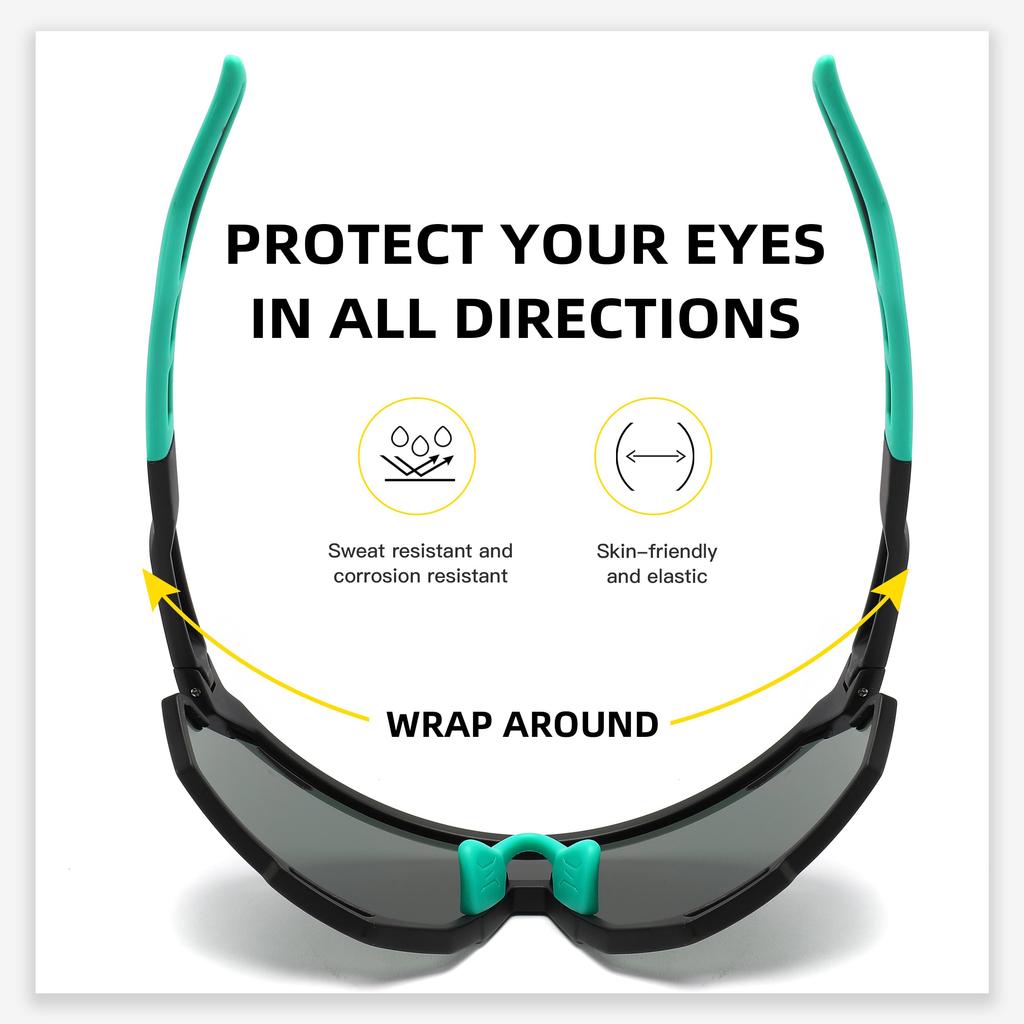 Sportowe Okulary Rowerowe Szosowe Okulary MTB na Rower Górski do Baseballu [SINSPORT Eyewear] Okulary Przeciwsłoneczne, Oprawka, Okulary, Bieganie, Wędkarstwo, Piesza Turystyka,