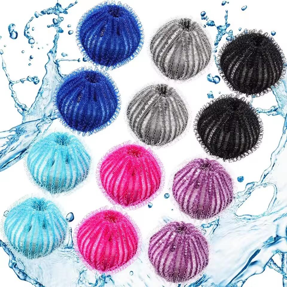 Laundry Pet Hair Filter Balls Lint Remover Washing Floating Ball Reusable Nylon Balls for Dogs Cats Hair Lint Catcher