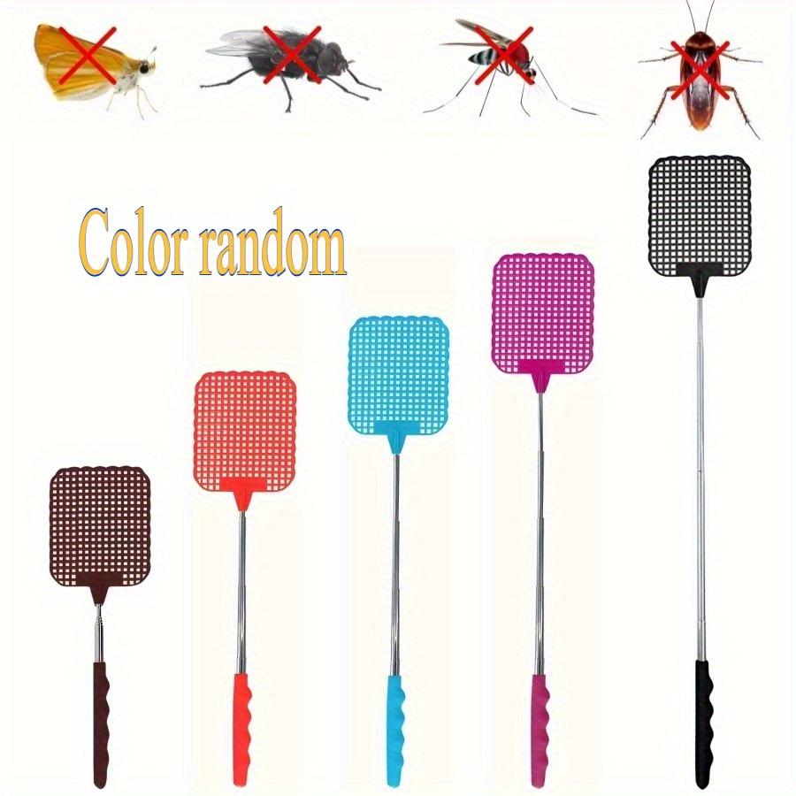 Retractable Stainless Steel Indoor Fly Swatter – Extendable Bug Zapper with Ergonomic Handle