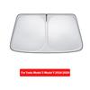 2026 Pour Tesla Model Y Juniper Model 3 Highland Pare-soleil Pare-brise Blocage Solaire Pliable Isolation Thermique Sac de Rangement Pare-soleil