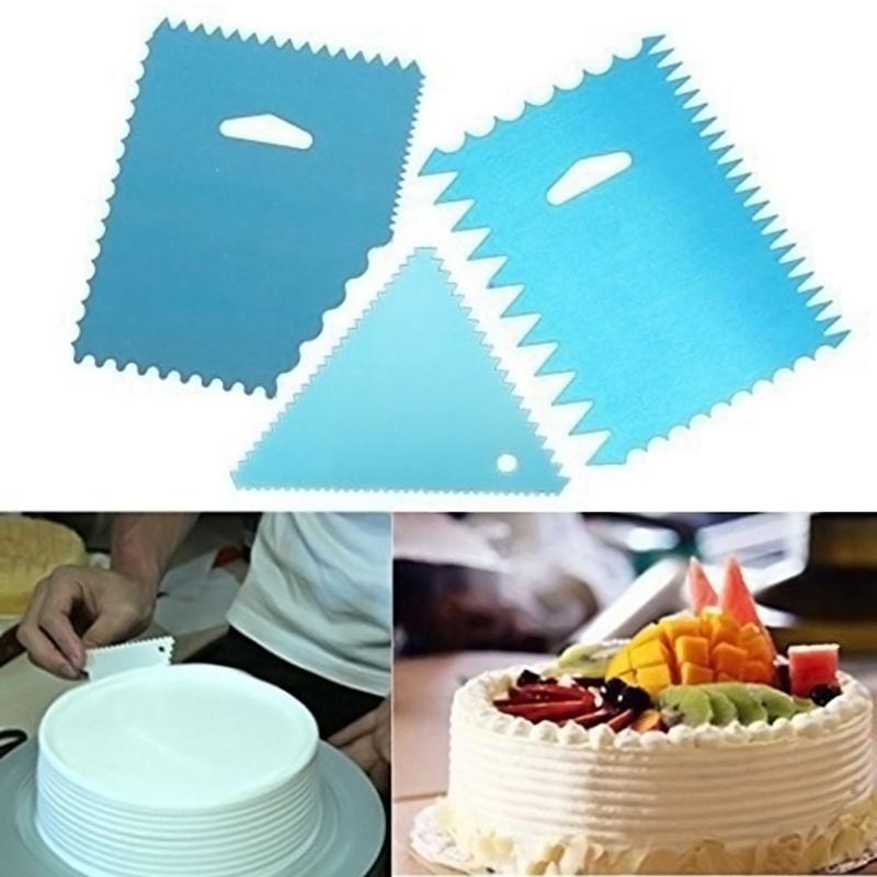 

Fondant Cake Pizza Side Decorating Icing Sugar craft Scraper Cutter Mixed Pattern 3
