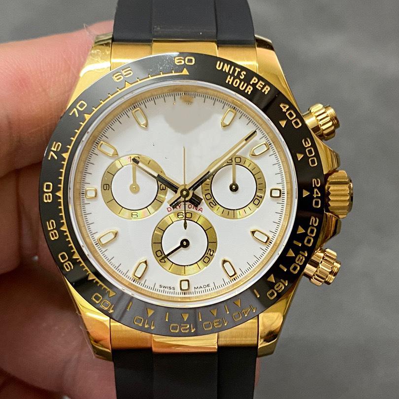 Orologio Meccanico da Uomo Laojia Lishi Daytona Oro Universo Cronografo Movimento 4130