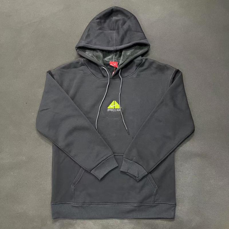 Stüssy ACG Autumn/Winter Plus Velvet Embroidered Hoodie Jacket