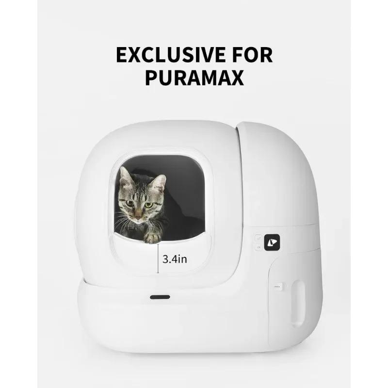PETKIT Erhöhter Eingangzaun für die selbstreinigende Katzenklo-Box PuraMax, Auslaufschutz für Urin und Katzenstreu für Puramax