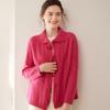 Women's Cashmere Knit Cardigan: Long Sleeve, Loose Fit, Thick, Stylish, Versatile, Soft, Skin-Friendly for Autumn and Winter