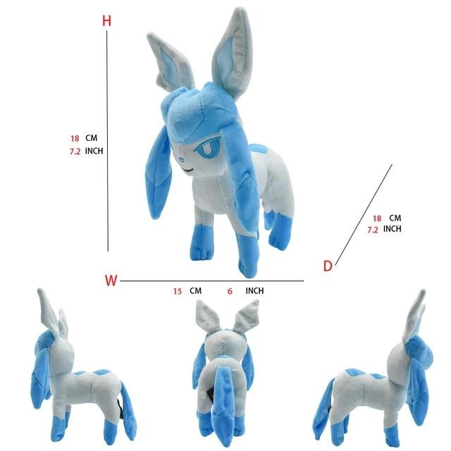 18Cm Pokemon Eeveelution Plush Toys Series 24 Styles Sstanding Sitting Posture Sofa Hug Pillow Desktop Ornament Periphery Gifts
