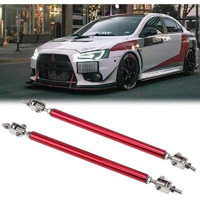 Uniwersalny przedni zderzak część rozdzielająca nakładki zderzaka Spoiler wspornik pręta do samochodu Mitsubishi Lancer EVO Outlander 2000-2022