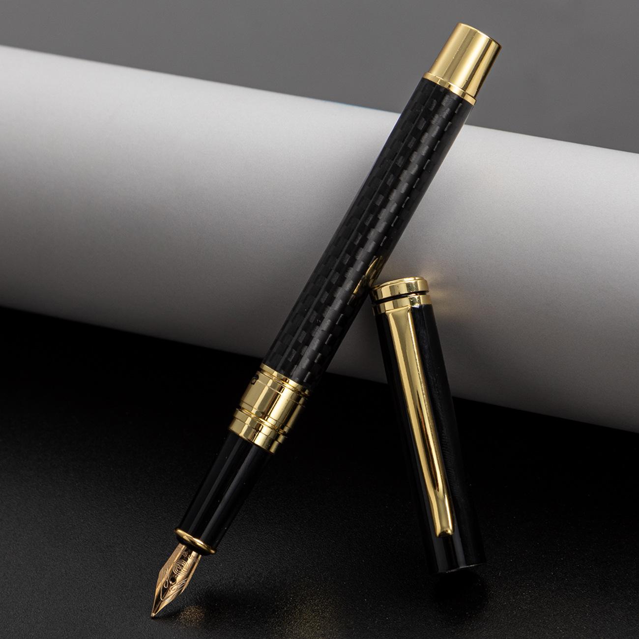 

Деловая сетчатая металлическая перьевая ручка, ручка для ежедневного письма и подписи, школьные и офисные канцелярские принадлежности