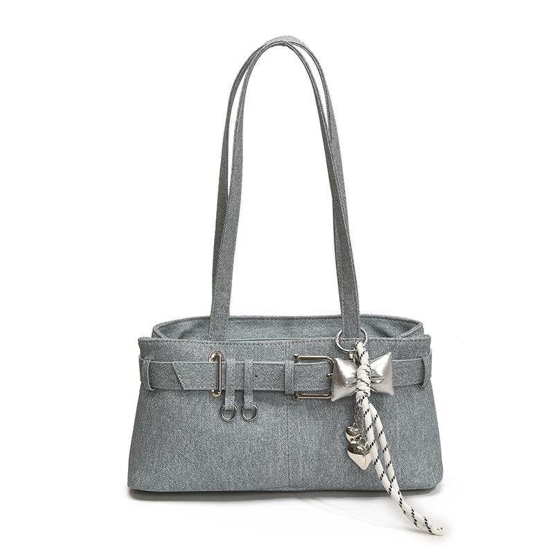 Premium sense bucket bag women's summer new commuter armpit bag large capacity portable shoulder handbag