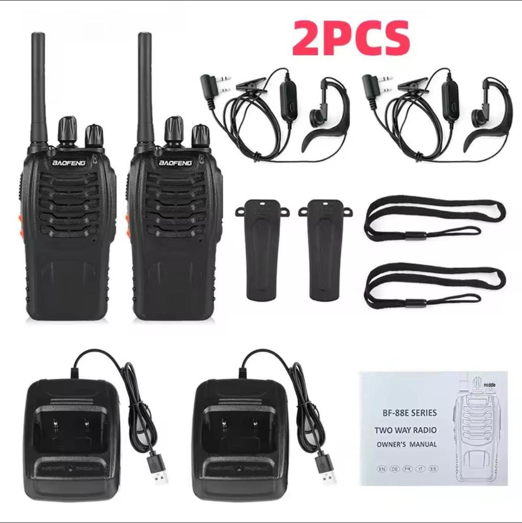 BAOFENG BF-88E Utendørs PMR Europeisk Frekvens Trådløs Håndholdt Walkie-Talkie