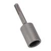 Ground Rod Driver 3.9in Round Handle Heavy Duty Steel Ground Rod Drill Bit Driver T Post Driver for   Plus Hammer