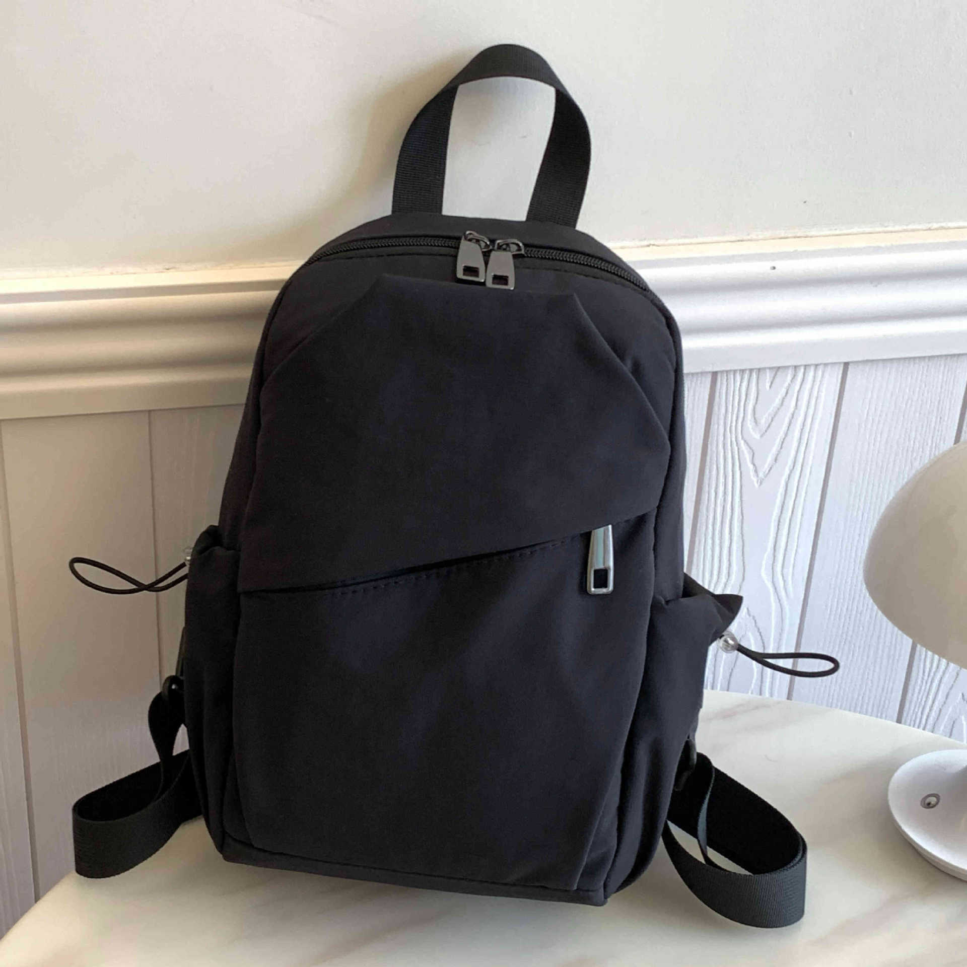 

Лето 2025, унисекс, модный и универсальный, портативный и легкий многофункциональный, на два плеча, нагрудная сумка, л чёрный