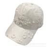 Floral Embroidery Baseball Hat With Curved Brim For Outdoor Sunshade Girls Boys
