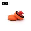 1/2/3/4pcs Car Wax Applicator Pads Set With Red Handle Soft Sponge Applicators Foam Wax Pad For Polishing And Cleaning Cars