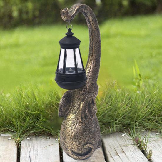 Elephant Statue Solar Light All-Weather IP44 Waterproof Solar Lamp Easy Installation Garden Patio Balcony Solar Lamp