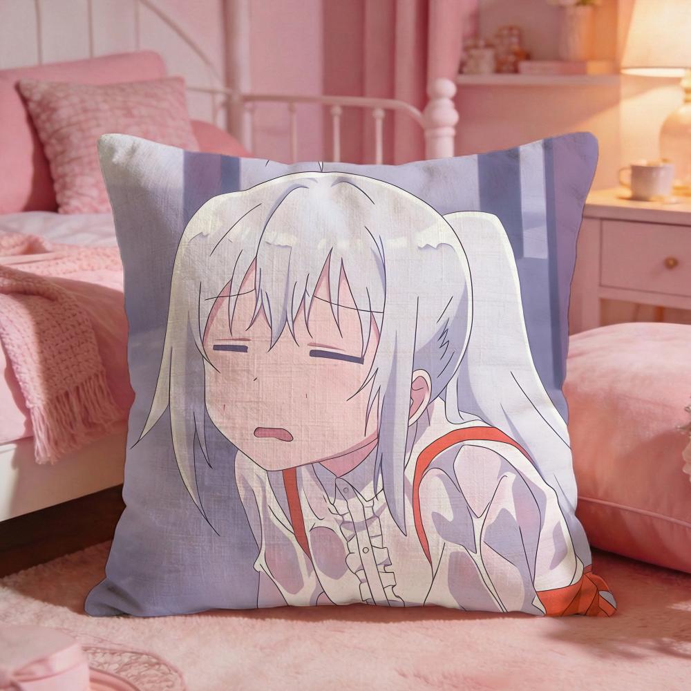 Plastic Memories Anime Cushion Cover Premium Comfort Reversible Pillow Cove Two In One Design For Any Room  Car Interior