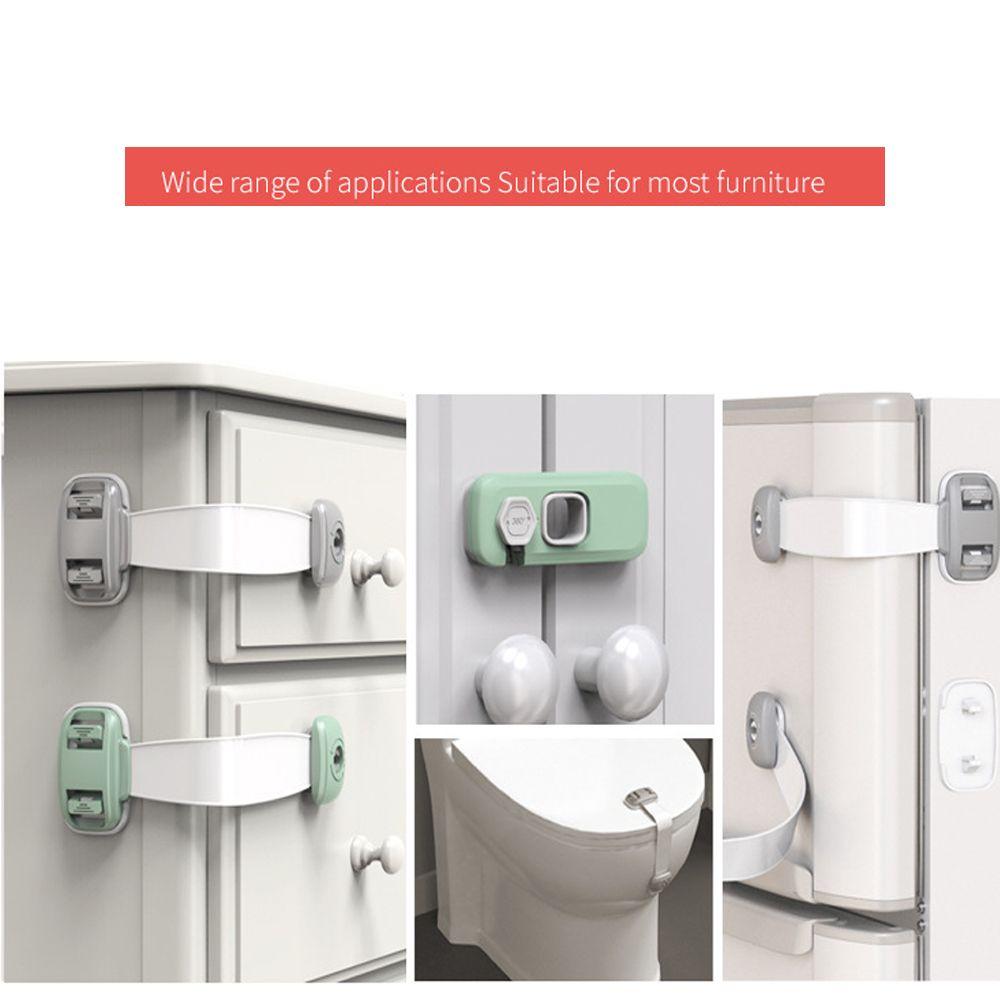 Cabinet Drawer Protection Refrigerator Housing Safety Closing Buckle Door Locks Child Safety Lock