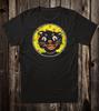 Retro Halloween Tee T Shirt Vintage Art Goth Tattoo Spooky Black Cat Carnival