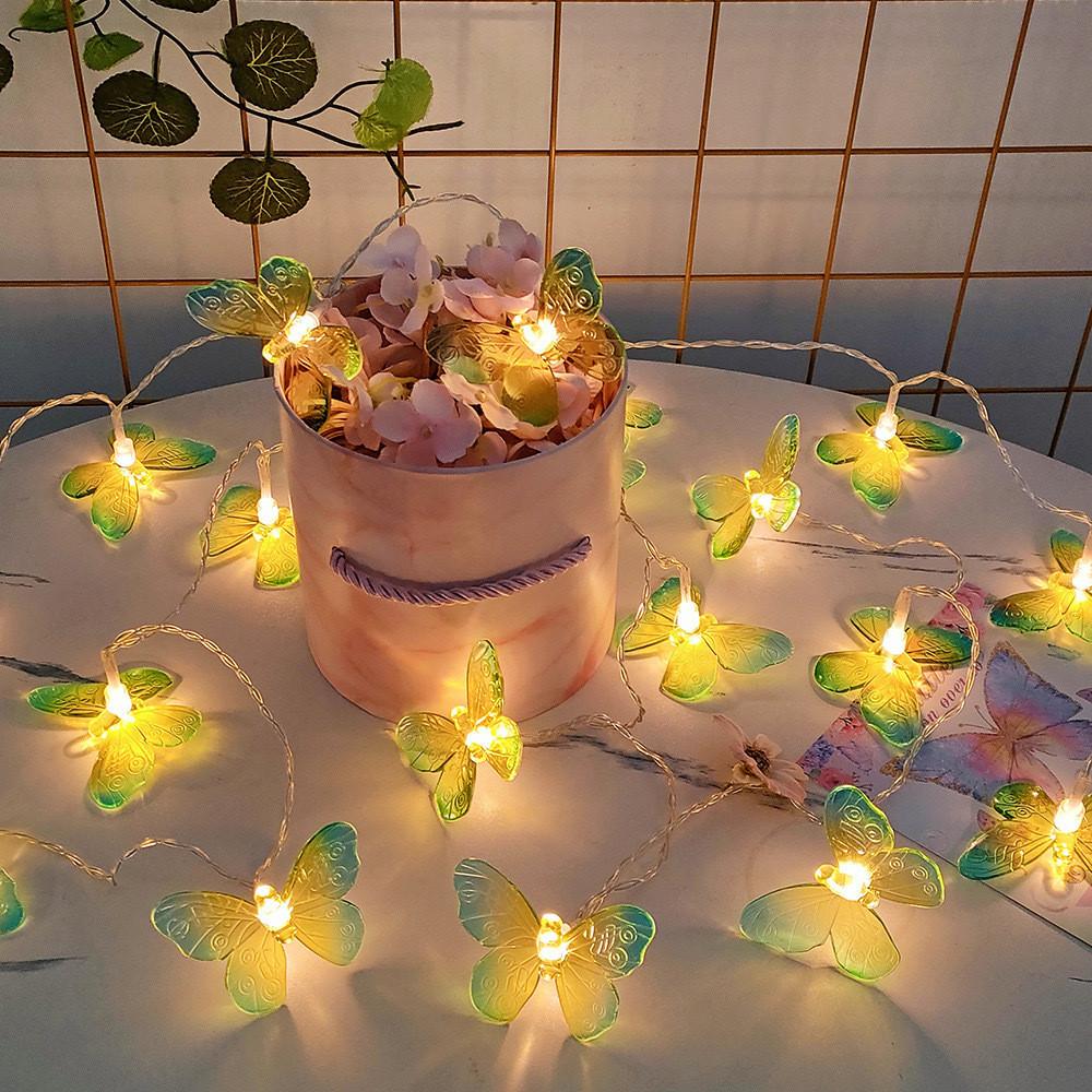 Butterfly Led String Lights For Christmas Outdoor Decor Waterproof Decor