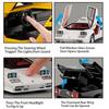 1:24 Alloy Lambor Countach LP500S Valkyrie Toys Models Diecast Cars Light Sound Rubber Tires Miniature Car for Child Adult Gifts