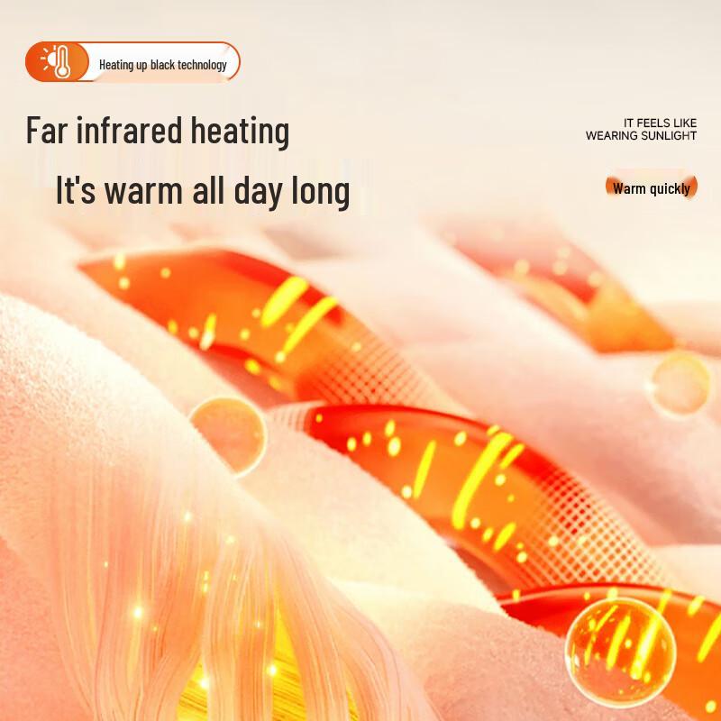 Qisefang Men's Seamless Thermal Fleece Vest